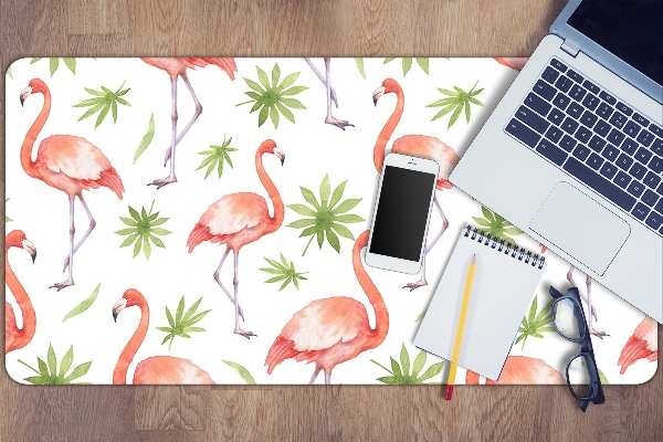 Schreibtischunterlage Flamingos