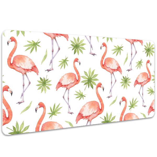 Schreibtischunterlage Flamingos