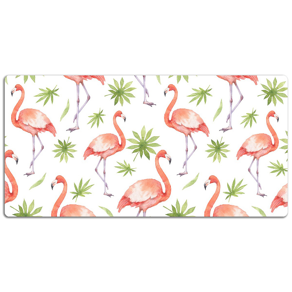 Schreibtischunterlage Flamingos