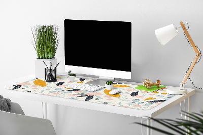 PVC Schreibtischmatte Pastellblumen