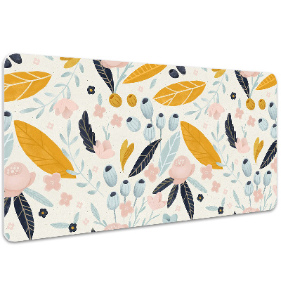 PVC Schreibtischmatte Pastellblumen