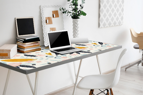 PVC Schreibtischmatte Pastellblumen