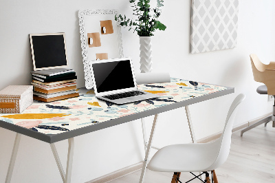 PVC Schreibtischmatte Pastellblumen