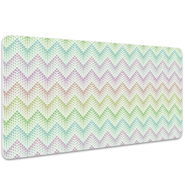 Schreibtischunterlage Punkte in Herringbone.