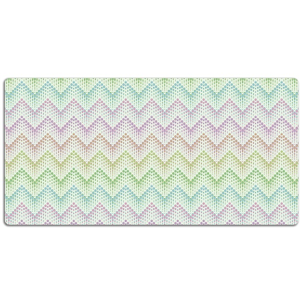 Schreibtischunterlage Punkte in Herringbone.