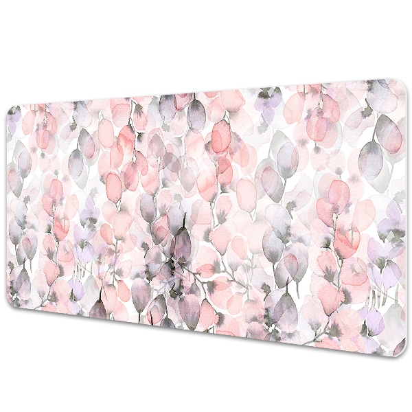 Schreibtisch Unterlegmatte Blumen gemalt
