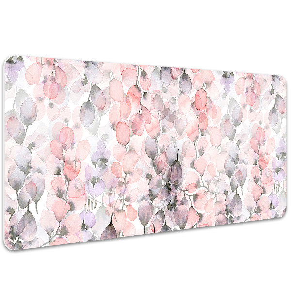 Schreibtisch Unterlegmatte Blumen gemalt