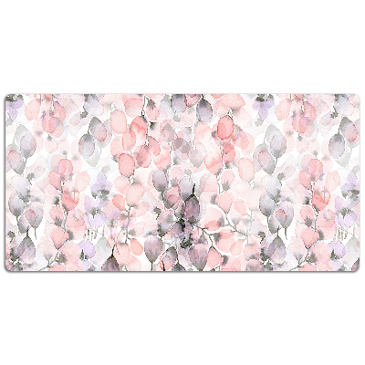 Schreibtisch Unterlegmatte Blumen gemalt