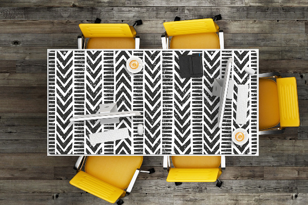PVC Schreibtischmatte Tribal-Muster