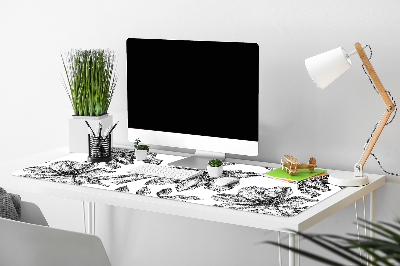 Büro-Schreibtischmatte Lilie