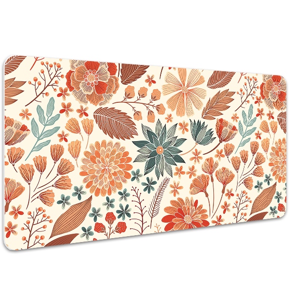 PVC Schreibtischmatte Künstlerische Blumen