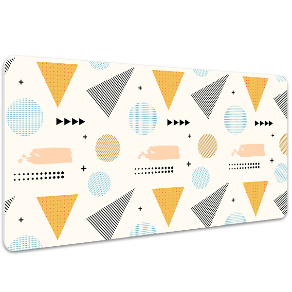 PVC Schreibtischmatte Bunte Formen