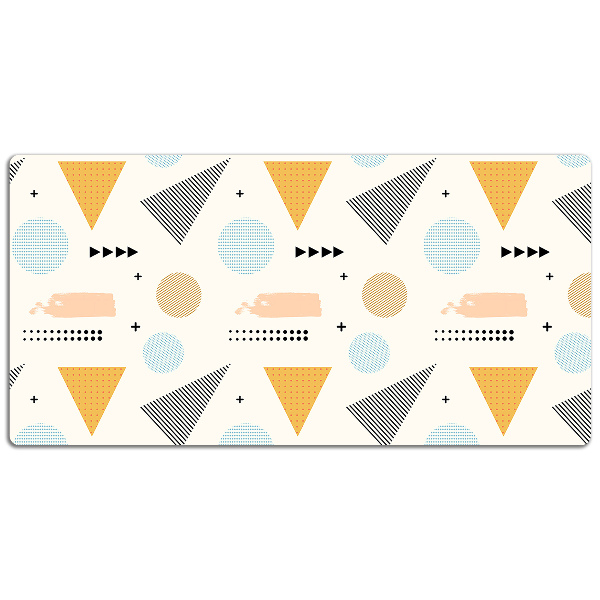 PVC Schreibtischmatte Bunte Formen