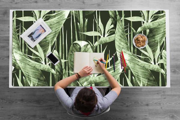 Büro-Schreibtischmatte Dunkle Blätter
