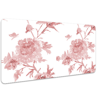 Schreibtischunterlage Pastellblumen