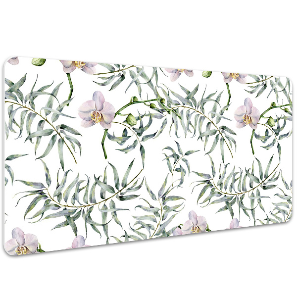 Schreibtisch Unterlegmatte Rosa Orchideen