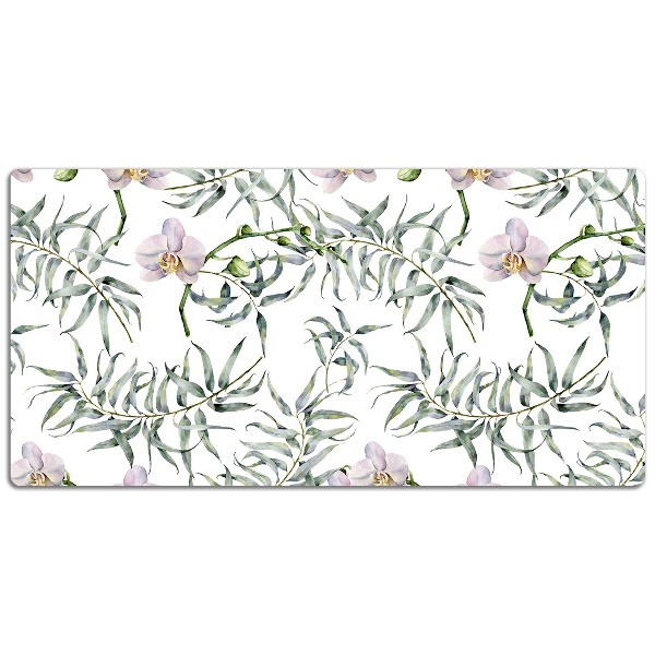 Schreibtisch Unterlegmatte Rosa Orchideen