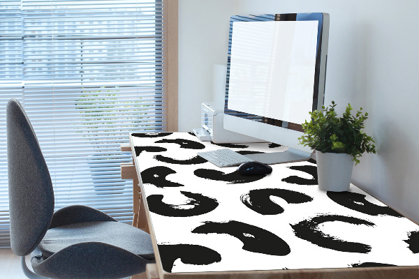 PVC Schreibtischmatte Pinselstriche
