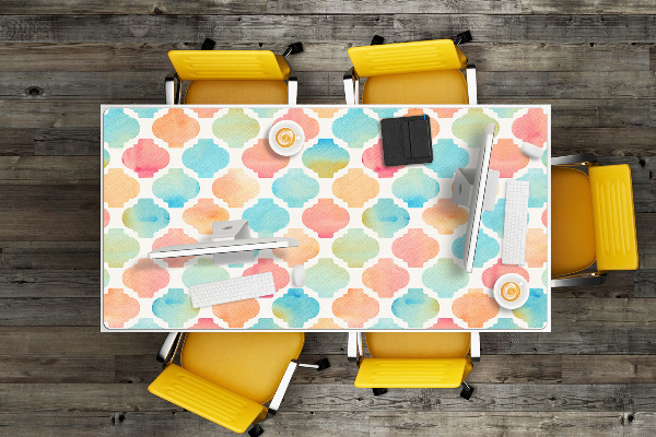 PVC Schreibtischmatte Buntes Muster