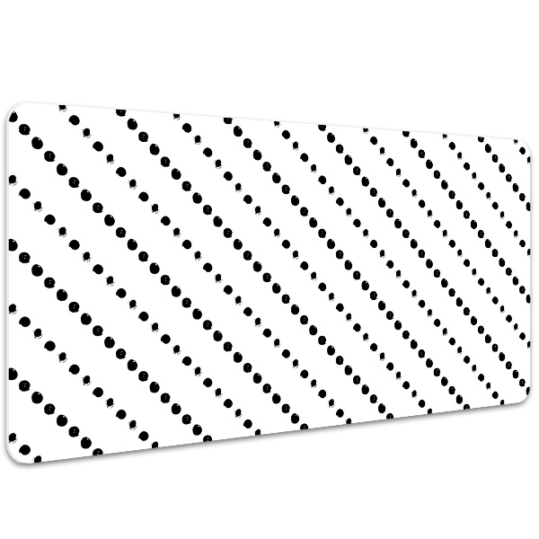PVC Schreibtischmatte Punktegeometrie.
