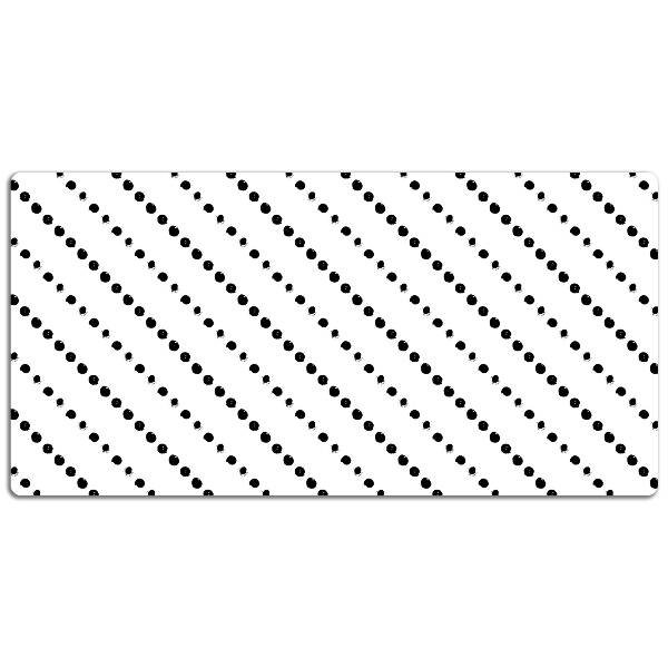 PVC Schreibtischmatte Punktegeometrie.