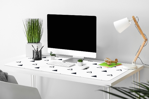 Büro-Schreibtischmatte Dreiecke