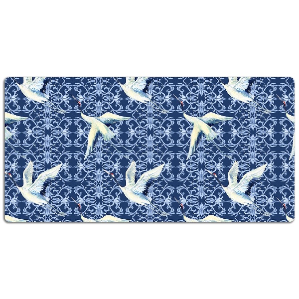 PVC Schreibtischmatte Chinesische Kräne