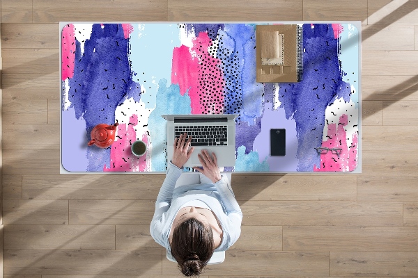 Büro-Schreibtischmatte Abstraktion Aquarell.