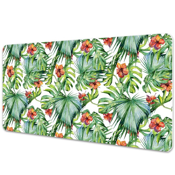 PVC Schreibtischmatte Hawaiische Blätter