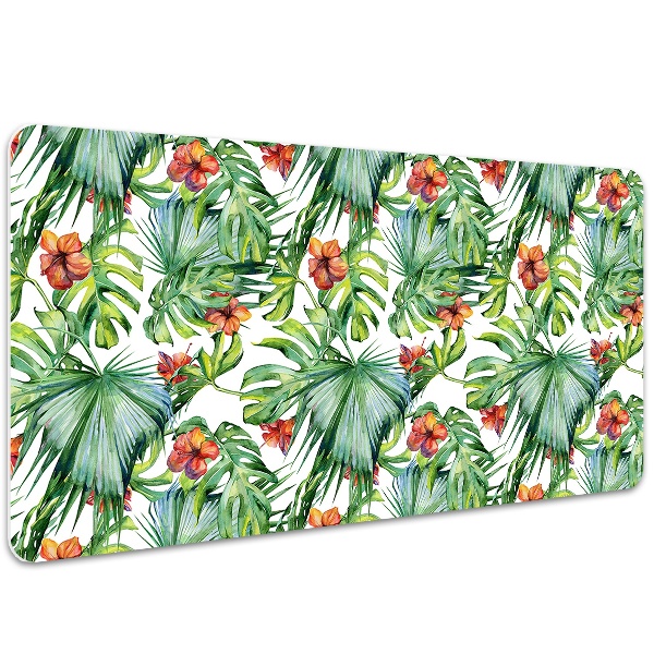 PVC Schreibtischmatte Hawaiische Blätter
