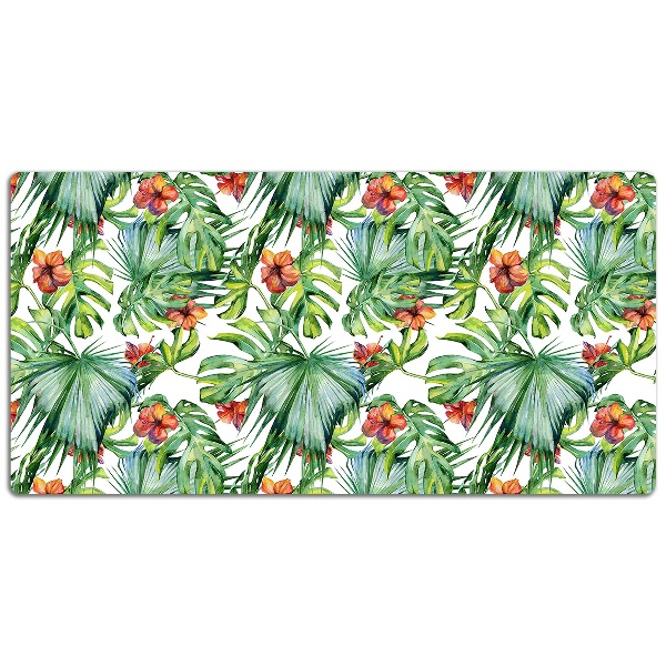 PVC Schreibtischmatte Hawaiische Blätter