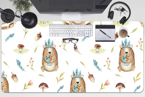 Schreibtisch Unterlegmatte Indischer Teddybär