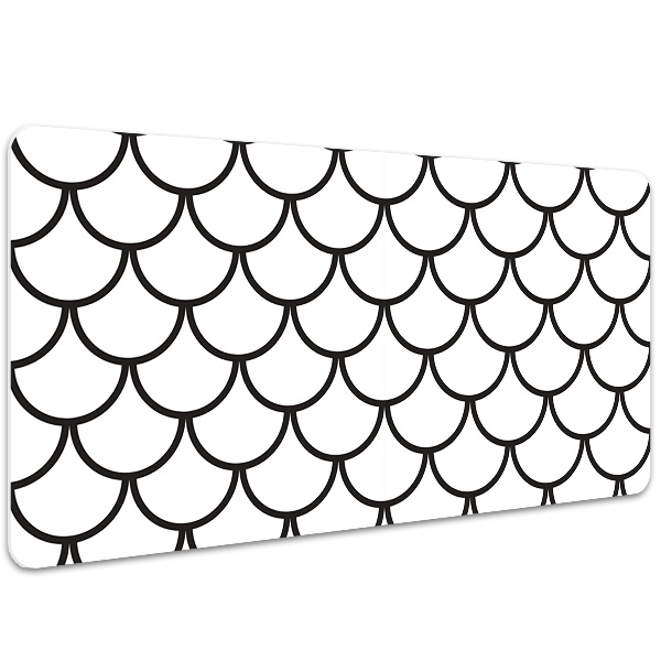 PVC Schreibtischmatte Muster von Fischhülsen