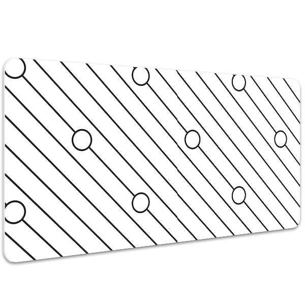 PVC Schreibtischmatte Gestreiftes Muster