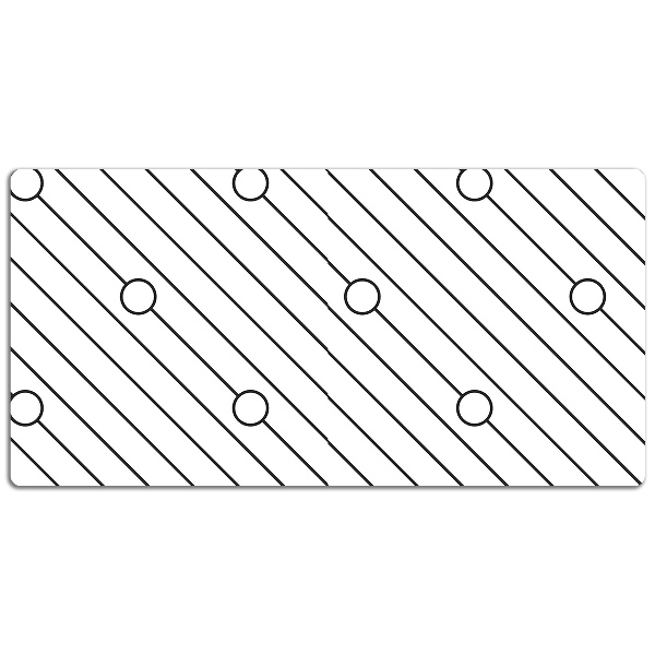 PVC Schreibtischmatte Gestreiftes Muster