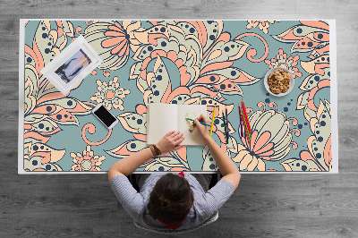 Büro-Schreibtischmatte Märchenblumen