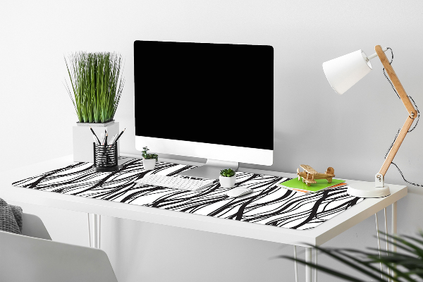 PVC Schreibtischmatte Wellige Linien