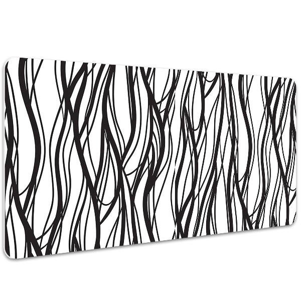 PVC Schreibtischmatte Wellige Linien