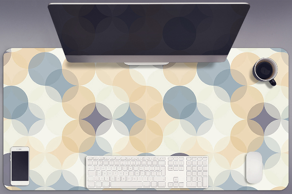 Büro-Schreibtischmatte Retro-Style-Räder
