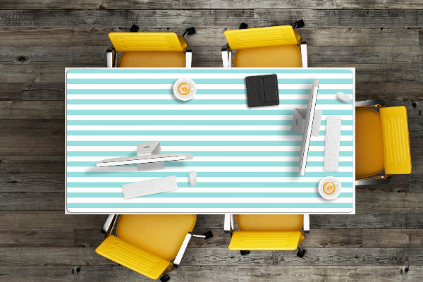 PVC Schreibtischmatte Minimalistische Linien