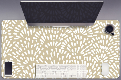 Schreibtischunterlage Beige Tränen Boho.