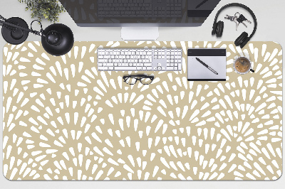 Schreibtischunterlage Beige Tränen Boho.