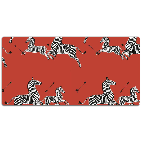 PVC Schreibtischmatte Zebra
