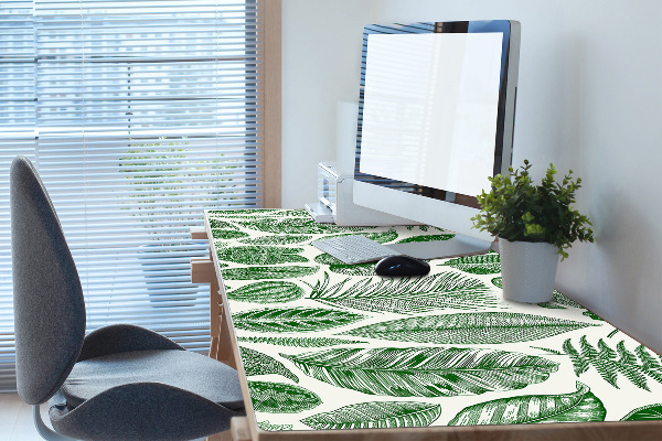 Büro-Schreibtischmatte Palmenblätter