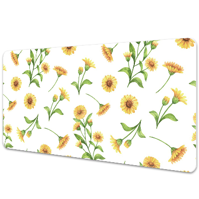 PVC Schreibtischmatte Sonnenblumen
