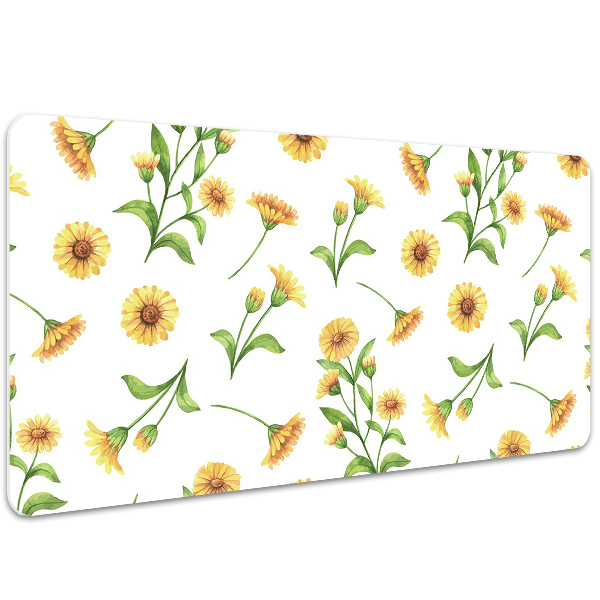 PVC Schreibtischmatte Sonnenblumen