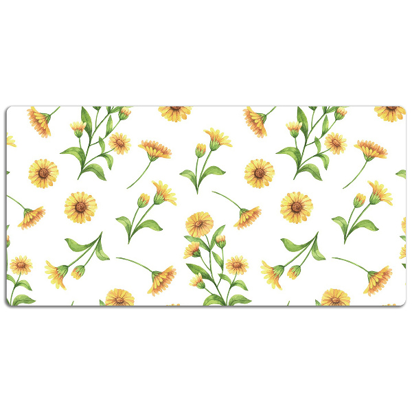 PVC Schreibtischmatte Sonnenblumen