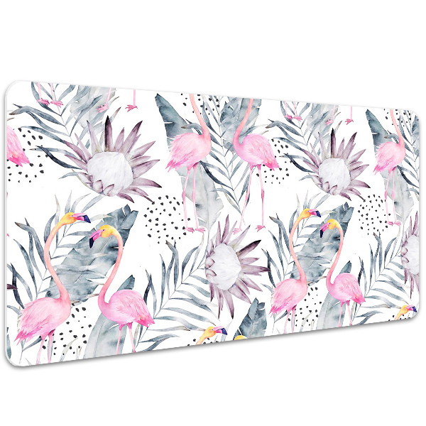 Büro-Schreibtischmatte Flamingos