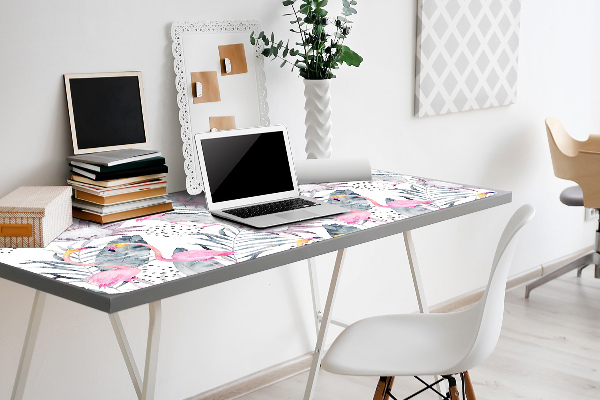 Büro-Schreibtischmatte Flamingos