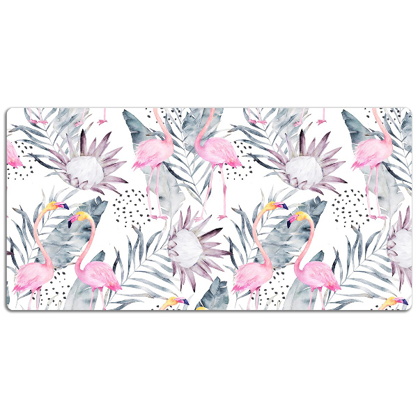 Büro-Schreibtischmatte Flamingos